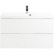 Тумба под раковину BelBagno Vittoria 100 VITTORIA-1000-2C-SO-BL-P подвесная Bianco Lucido