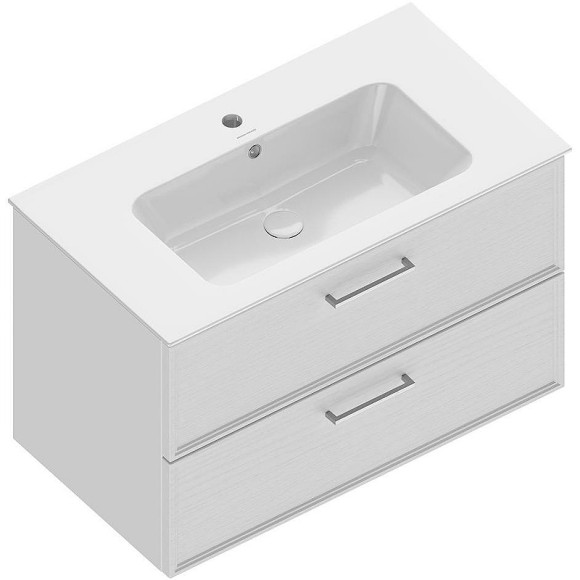 Тумба под раковину Kerama Marazzi Piano Classic 85 PIA.CL.85\WHT.M подвесная Белая матовая