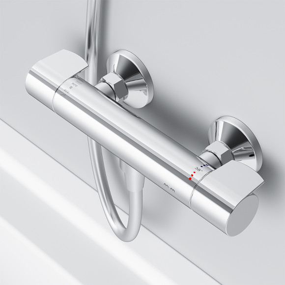 Смеситель для душа AM.PM X-Joy F85A40000 с термостатом Хром