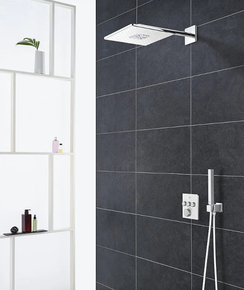Смеситель для душа Grohe Grohtherm SmartControl 29157LS0 с термостатом Белая луна Смеситель для душа Grohe Grohtherm SmartControl 29157LS0 с термостатом Белая луна