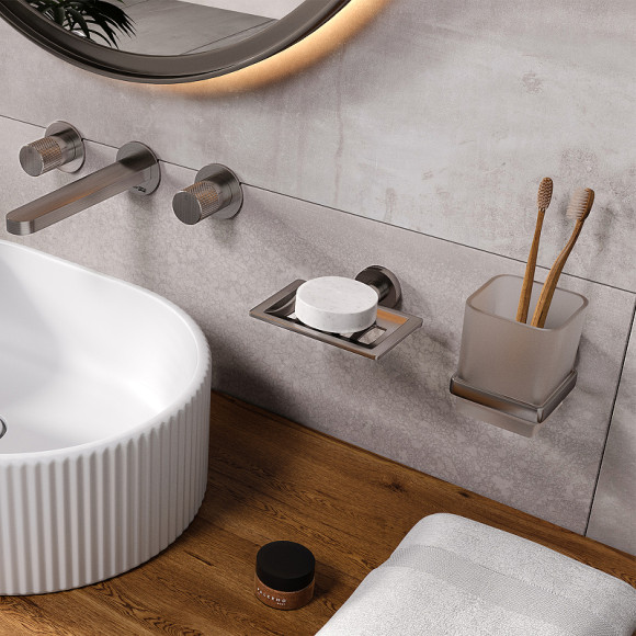 Мыльница WasserKRAFT Tauber K-64469 Никель