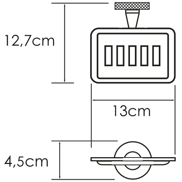 Мыльница WasserKRAFT Tauber K-64469 Никель