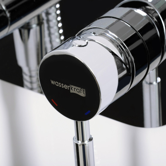Гигиенический душ со смесителем WasserKRAFT Main 4138 Хром