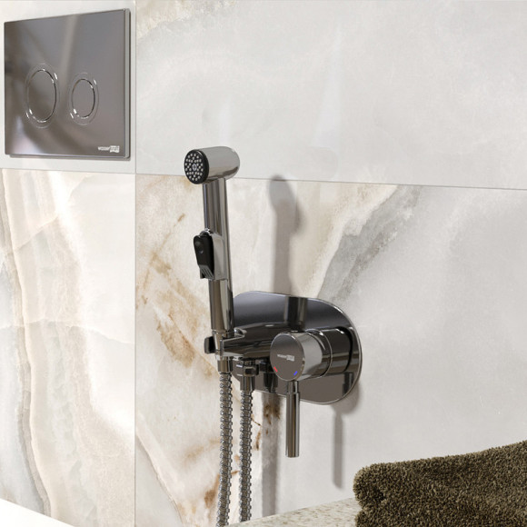 Гигиенический душ со смесителем WasserKRAFT Main 4138 Хром