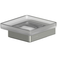 Мыльница Whitecross Cubo nickel brushed CU2420NIB Брашированный никель Мыльница Whitecross Cubo nickel brushed CU2420NIB Брашированный никель