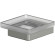 Мыльница Whitecross Cubo nickel brushed CU2420NIB Брашированный никель Мыльница Whitecross Cubo nickel brushed CU2420NIB Брашированный никель