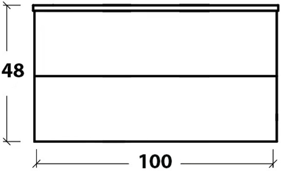 Тумба под раковину Boheme Armadi Art NeoArt 100 831-100-WH подвесная White Тумба под раковину Boheme Armadi Art NeoArt 100 831-100-WH подвесная White