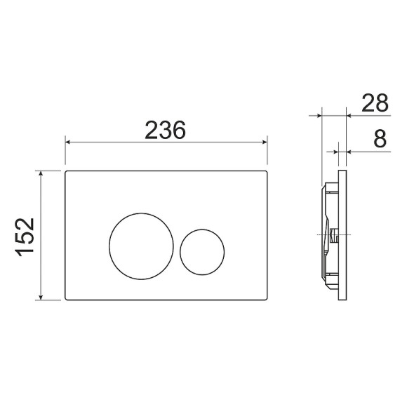 Инсталляция Ceramicanova Envision CN1001M для унитаза с клавишей смыва Хром матовый Инсталляция Ceramicanova Envision CN1001M для унитаза с клавишей смыва Хром матовый