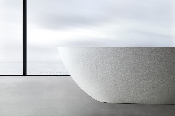 Ванна из искусственного камня Abber Dortmund 170x75 AM9911 Белая без гидромассажа