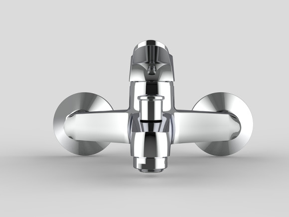 Смеситель для ванны GPD Florus MBB170 Хром