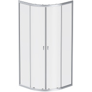 Душевой уголок AM.PM X-Joy Twin Slide 80х80 W88G-205-080MT64 профиль Хром матовый стекло прозрачное