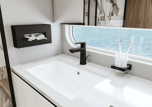 Стакан для зубных щеток Hansgrohe AddStoris 41749670 Черный матовый