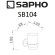 Стакан для зубных щеток Sapho Samba SB104 Хром