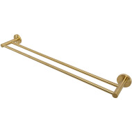 Полотенцедержатель Cezares Relax RELAX-THD-65-BORO двойной Брашированное золото
