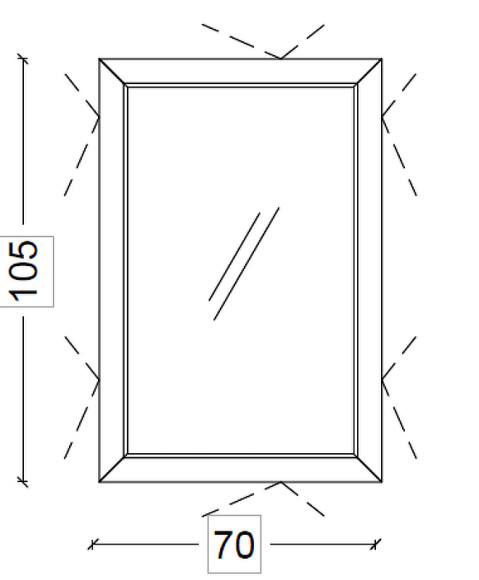 Зеркало Boheme Armadi Art Dolce 70 567-B с подсветкой Black Зеркало Boheme Armadi Art Dolce 70 567-B с подсветкой Black