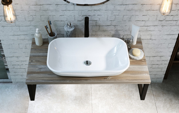 Столешница под раковину 1MarKa Grunge Loft 70 Ц0000015937 Дуб Намибия