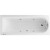 Акриловая ванна Excellent Aurum 180x80 WAEX.AUR18.HYDRO.CR с гидромассажем