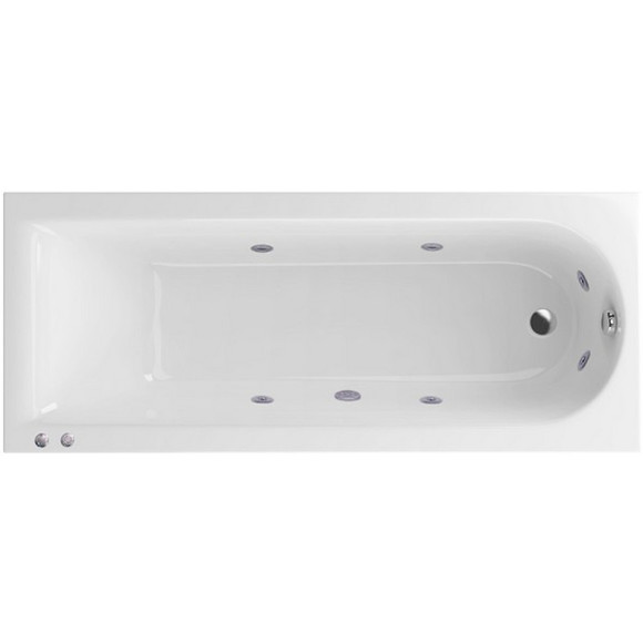 Акриловая ванна Excellent Aurum 180x80 WAEX.AUR18.HYDRO.CR с гидромассажем