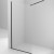 Душевая перегородка BelBagno Kraft 70 KRAFT-L-1-70-C-NERO профиль Черный матовый стекло прозрачное