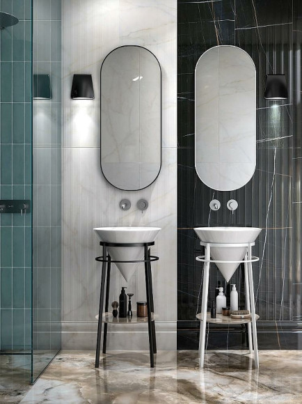 Консоль под раковину Kerama Marazzi Cono CO.44\BLK.M Черная матовая