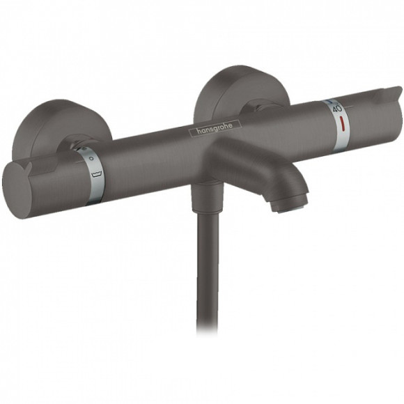 Смеситель для ванны Hansgrohe Ecostat Comfort 13114340 с термостатом Шлифованный черный хром