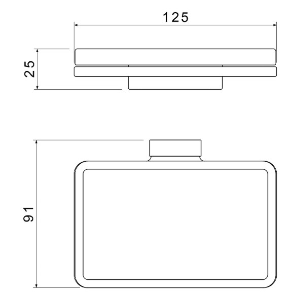 Мыльница Timo Torne 43022/17 Золото матовое Мыльница Timo Torne 43022/17 Золото матовое