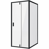 Душевой уголок Niagara Nova 80х100 NG-83-8AB-A100B профиль Черный стекло прозрачное