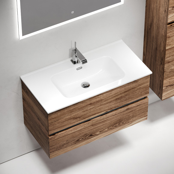 Тумба под раковину Sancos Urban 90 UR90ECH подвесная Дуб чарльстон Тумба под раковину Sancos Urban 90 UR90ECH подвесная Дуб чарльстон