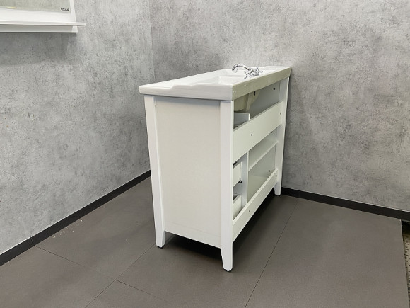 Тумба с раковиной Comforty Тбилиси 90 00003132630 Белая Тумба с раковиной Comforty Тбилиси 90 00003132630 Белая