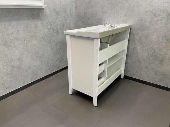 Тумба с раковиной Comforty Тбилиси 90 00003132630 Белая Тумба с раковиной Comforty Тбилиси 90 00003132630 Белая