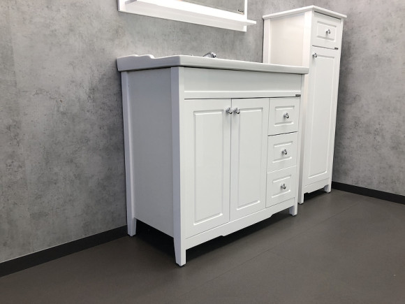 Тумба с раковиной Comforty Тбилиси 90 00003132630 Белая Тумба с раковиной Comforty Тбилиси 90 00003132630 Белая