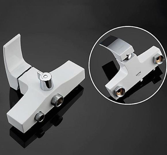 Смеситель для ванны Gappo G07 G2207-7 универсальный Белый Хром Смеситель для ванны Gappo G07 G2207-7 универсальный Белый Хром