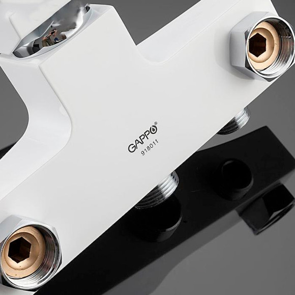 Смеситель для ванны Gappo G07 G2207-7 универсальный Белый Хром Смеситель для ванны Gappo G07 G2207-7 универсальный Белый Хром