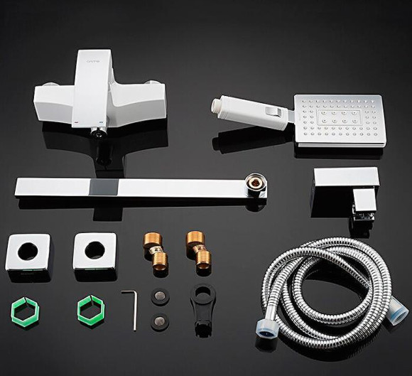 Смеситель для ванны Gappo G07 G2207-7 универсальный Белый Хром Смеситель для ванны Gappo G07 G2207-7 универсальный Белый Хром