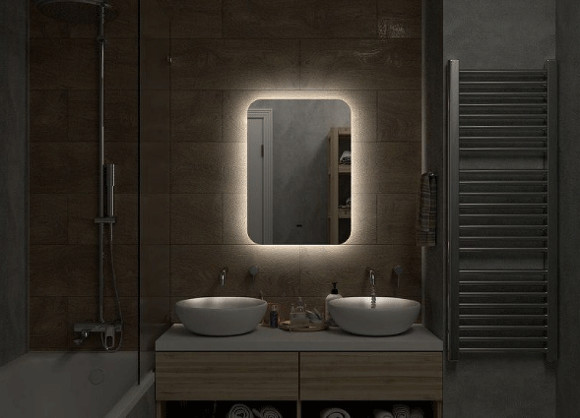 Зеркало Art&Max Ravenna AM-Rav-500-700-DS-F с подсветкой с бесконтактным выключателем