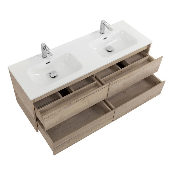 Тумба под раковину BelBagno Kraft 140 KRAFT-1400-4C-SO-2-RGB подвесная Rovere Galifax Bianco Тумба под раковину BelBagno Kraft 140 KRAFT-1400-4C-SO-2-RGB подвесная Rovere Galifax Bianco