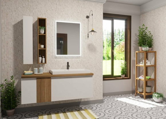 Подвесной шкаф Эстет Malibu 20 L ФР-00007132 Белый