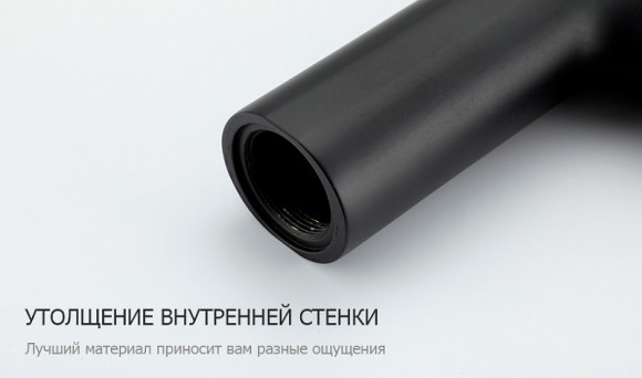 Смеситель для раковины Gappo G21-6 G1021-26 Черный матовый