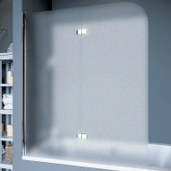 Шторка на ванну Koller Pool Waterfall Line 115 L QP97 профиль Хром стекло рифленое