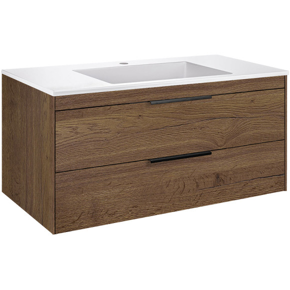 Тумба под раковину Vincea Chiara 2D 100 VMC-2C2100TO подвесная T.Oak Тумба под раковину Vincea Chiara 2D 100 VMC-2C2100TO подвесная T.Oak