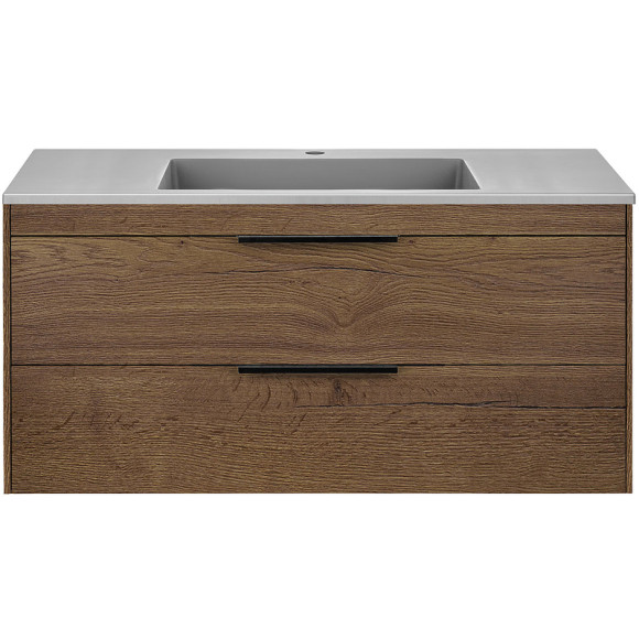 Тумба под раковину Vincea Chiara 2D 100 VMC-2C2100TO подвесная T.Oak Тумба под раковину Vincea Chiara 2D 100 VMC-2C2100TO подвесная T.Oak