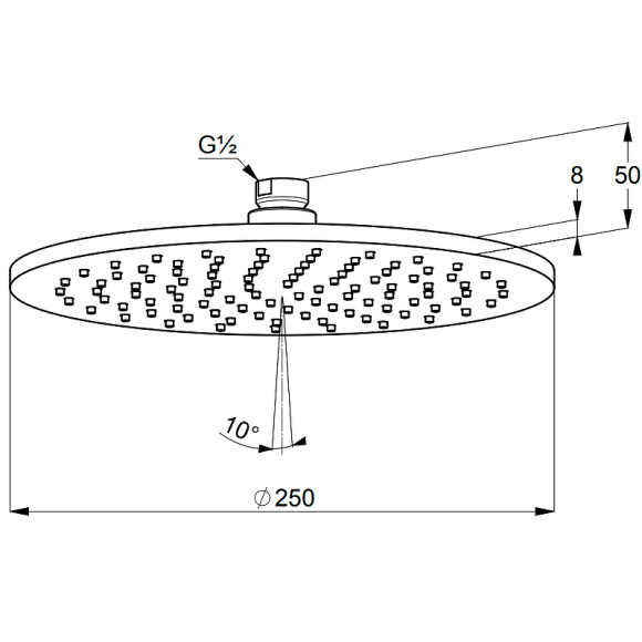 Душевая система Kludi Bozz 386340576 Хром