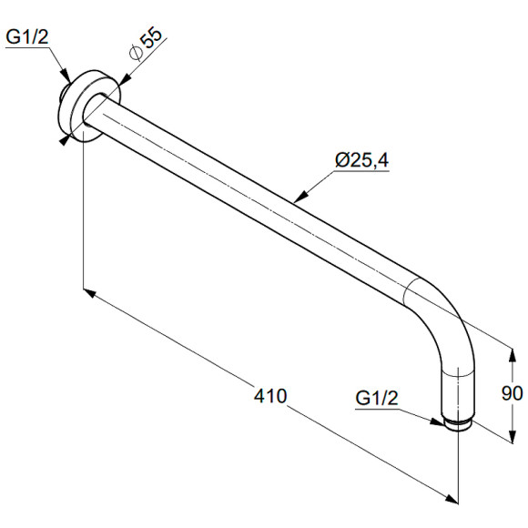 Душевая система Kludi Bozz 386340576 Хром
