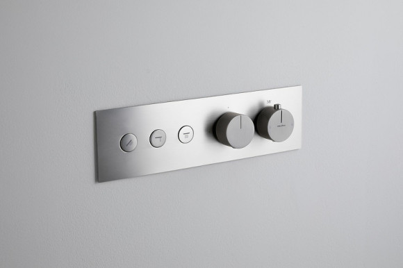 Смеситель для душа Allen Brau Liberty 5.33003-BN с термостатом Никель брашированный Смеситель для душа Allen Brau Liberty 5.33003-BN с термостатом Никель брашированный