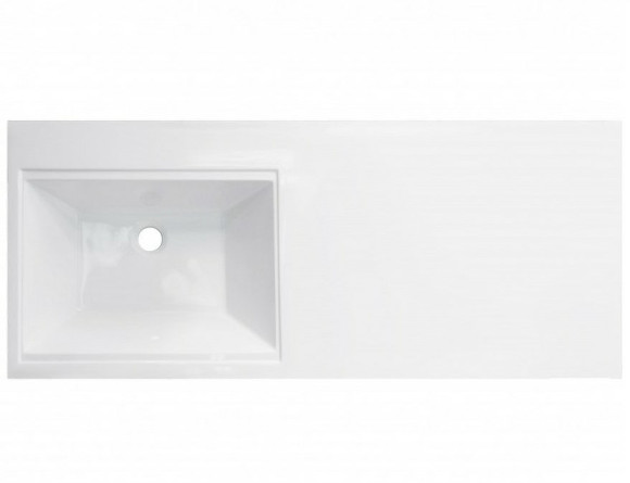 Раковина Эстет Даллас 115 L ФР-00001936 с местом под стиральную машину Белая