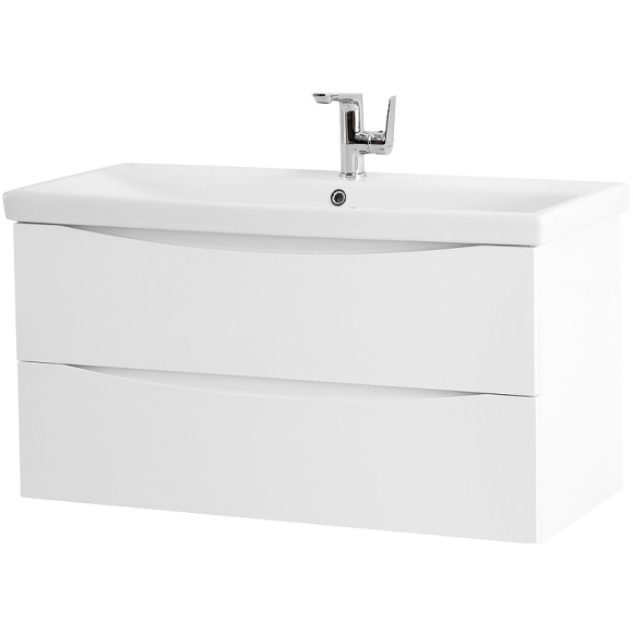 Тумба под раковину BelBagno Marino-Cer 80 MARINO-CER-800-2C-SO-BO-P подвесная Bianco Opaco