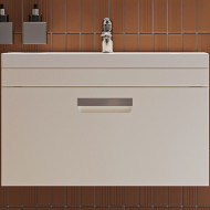 Тумба под раковину Velvex Estea 80 tp.EST.MOD.80.1Y подвесная Белая матовая