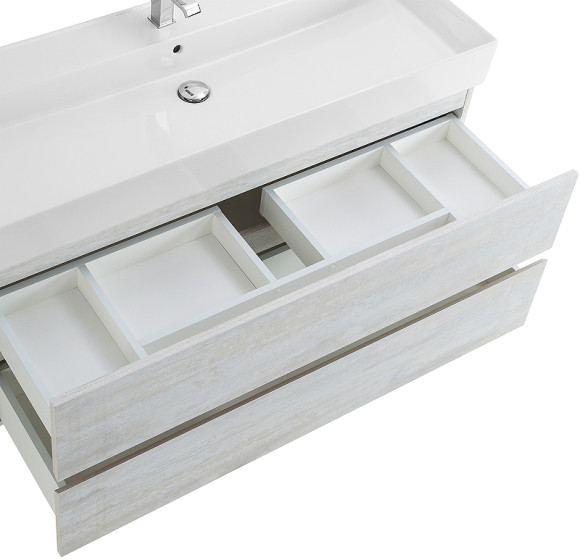 Тумба под раковину Cezares Molveno 46 120 MOLVENO 46-120-2C-SO-LB подвесная Legno Bianco