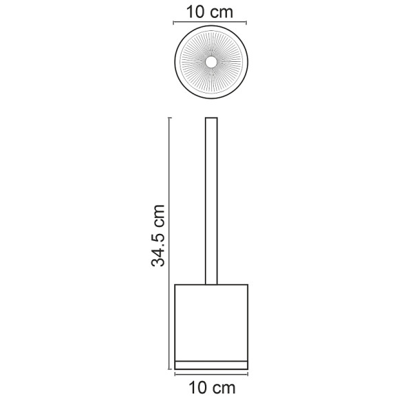 Ершик для унитаза WasserKRAFT Lopau K-3327 Серый Ершик для унитаза WasserKRAFT Lopau K-3327 Серый