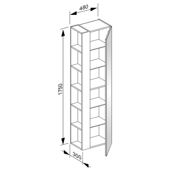 Шкаф пенал Keuco Plan 48 32931 300002 Белый Шкаф пенал Keuco Plan 48 32931 300002 Белый
